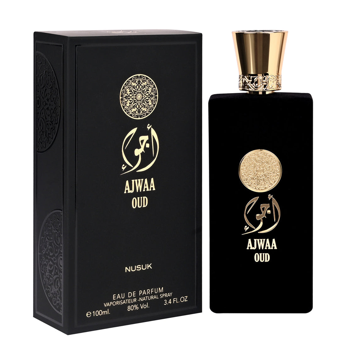 Nusuk Ajwaa Black EDP For Men