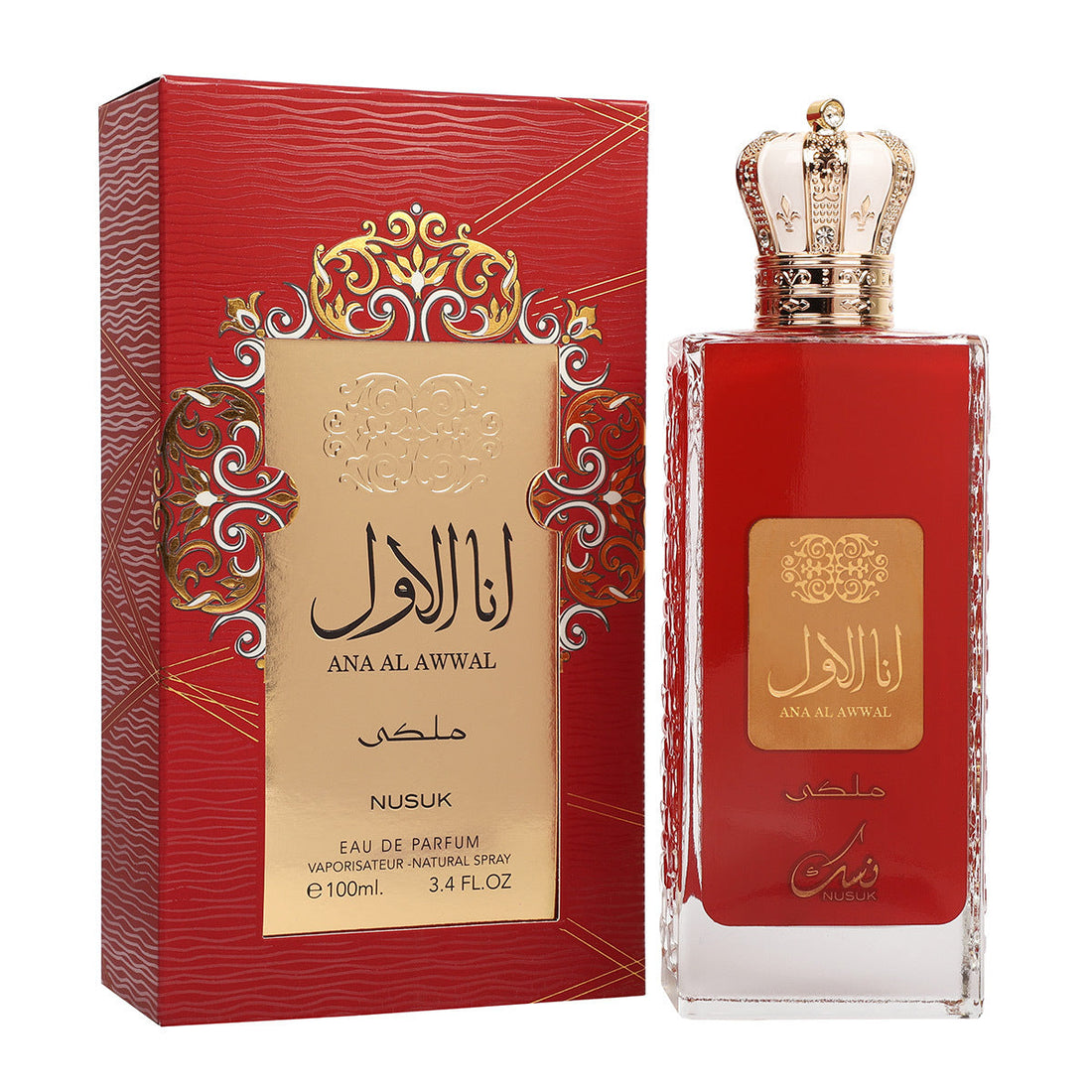 Nusuk Ana Al Awwal Malaki (Red) EDP for Women