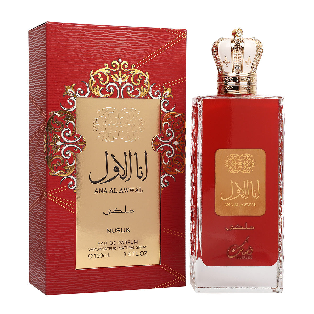 Nusuk Ana Al Awwal Malaki (Red) EDP for Women