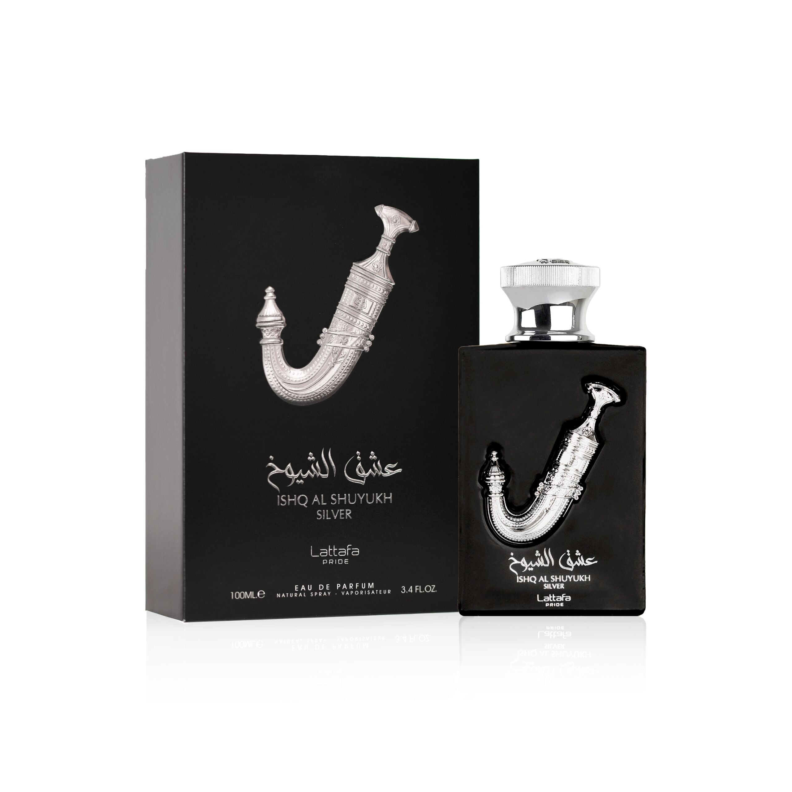 Lattafa Ishq Al Shuyukh Silver EDP For Men