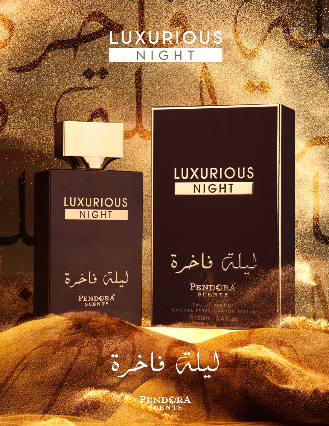 Pendora Luxurious Night EDP For Unisex