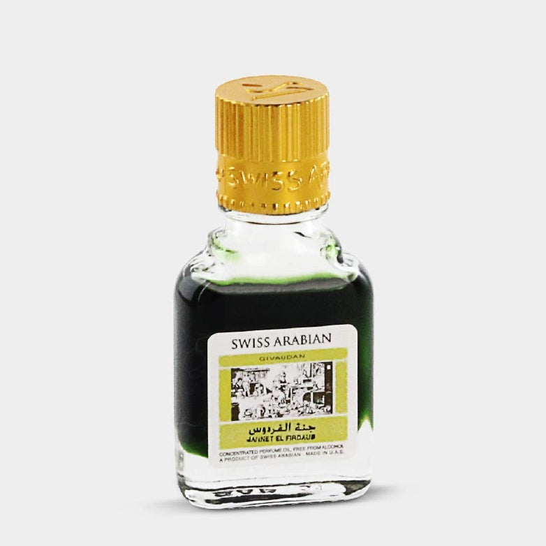 Swiss Arabian Givaudan Jannet El Firdaus Concentrated Perfume Oil 9ml For Men and Women