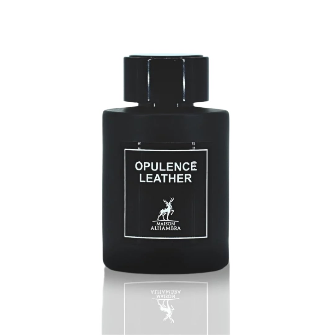Amber and Leather (Opulence Leather) by Maison Alhambra For Men