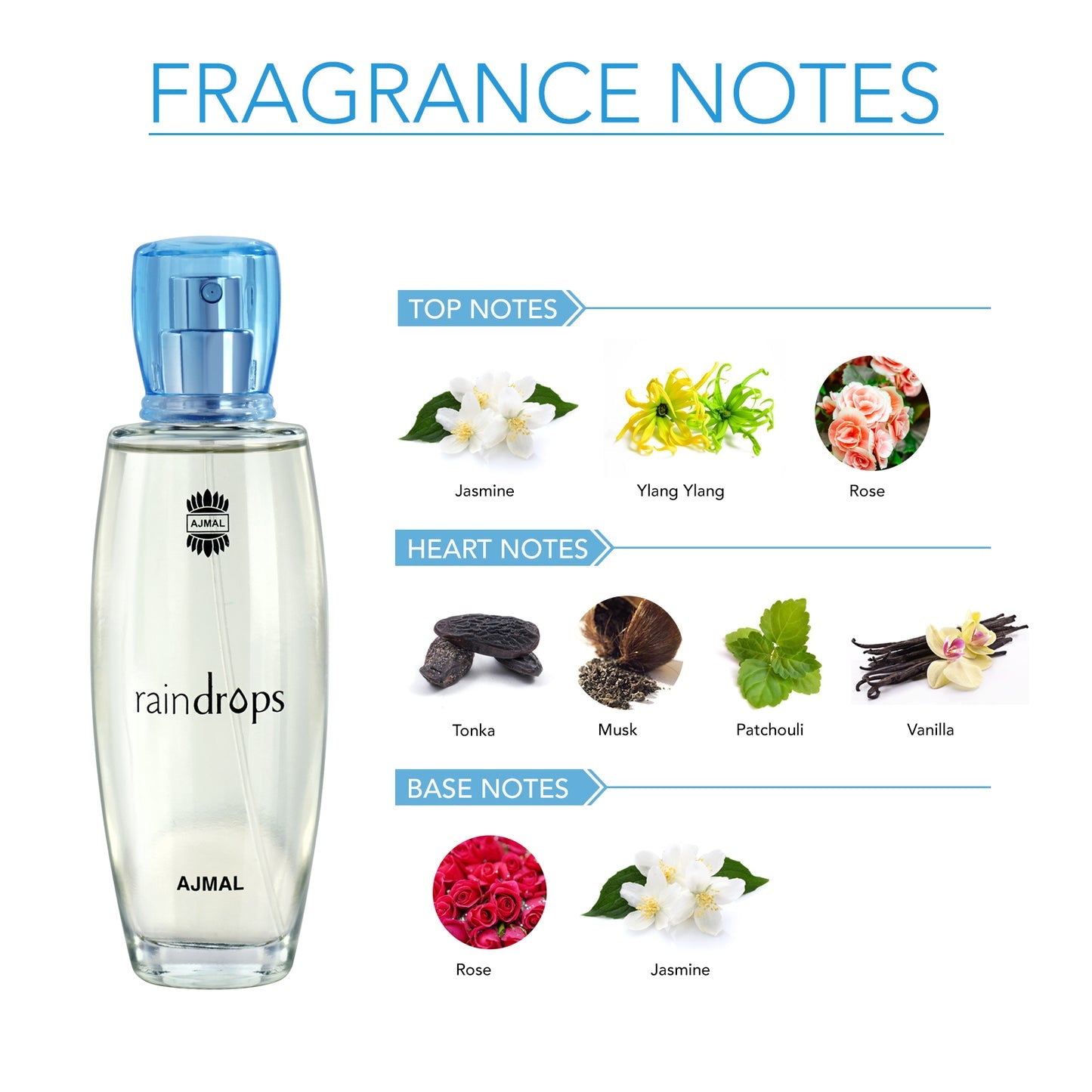 Ajmal Raindrops EDP For Women