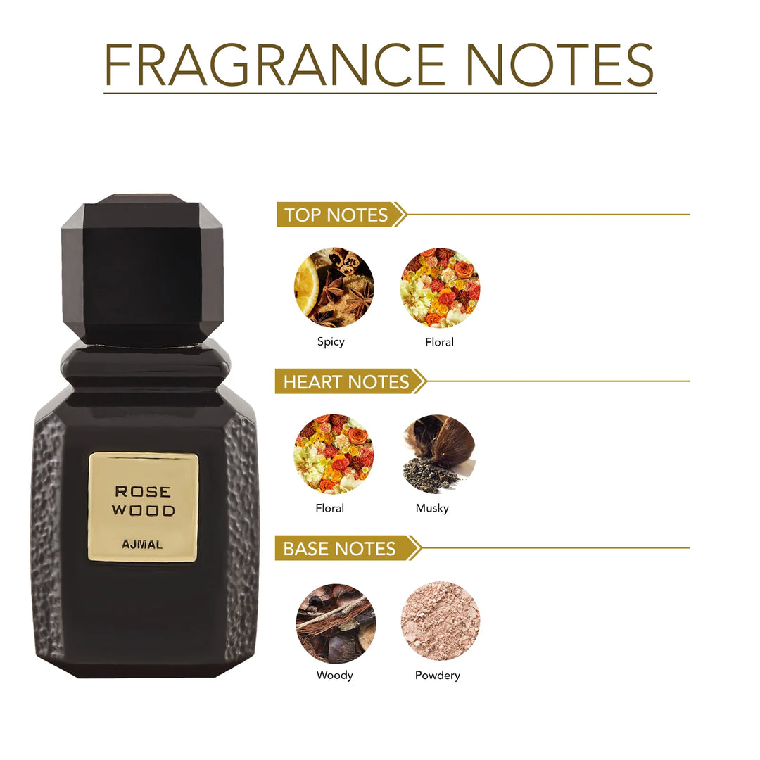 Ajmal Rose Wood EDP For Unisex