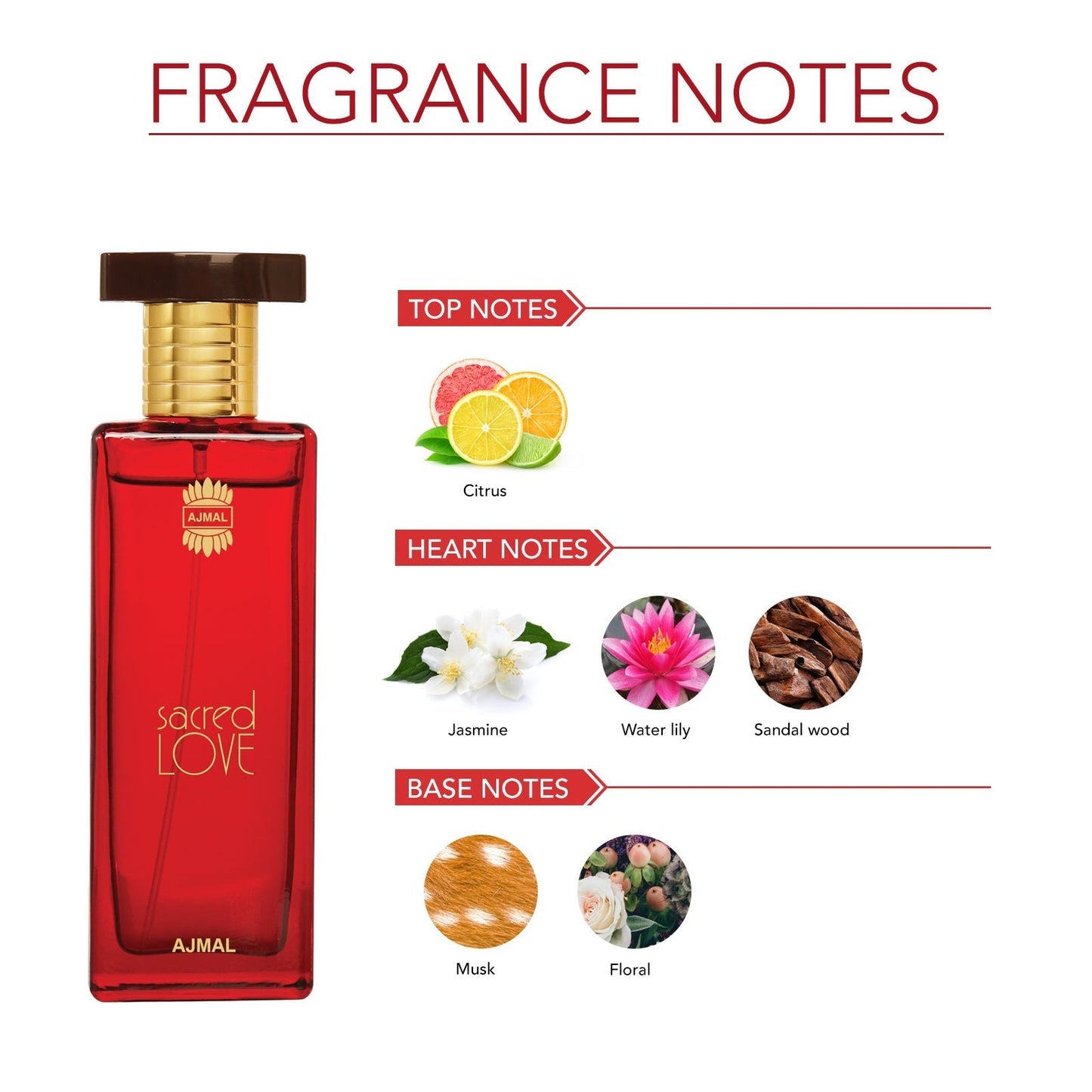 Ajmal Sacred Love EDP For Women